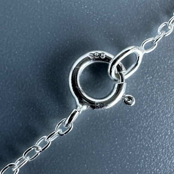 Sterling Silver Rose Necklace - Picture 6 of 7